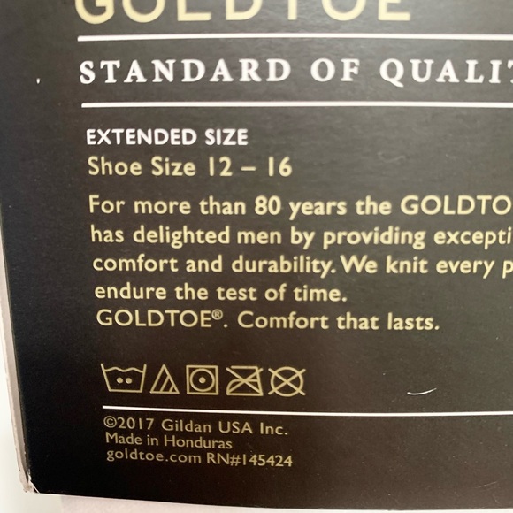 Goldtoe Mens Crew Sport Socks Extended Big & Tall 6 pair 656SE - 010 White - Picture 4 of 5